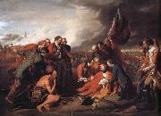 Benjamin West The Death of General Wolfe Norge oil painting reproduction